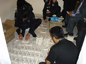 Golpe a la falsificaci&oacute;n de billetes